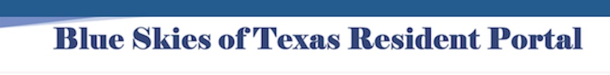 Blue Skies of Texas Resident Portal Logo