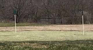 Section of putting green Section of putting green
