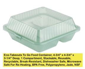 Picture of green container.